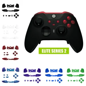 eXtremeRate Pulsanti di ricambio LB RB LT RT Paraurti Trigger ABXY Tasti Start Indietro per Xbox One Elite V2 Controller Modello 1797