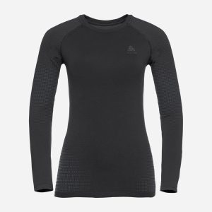 Odlo Performance Warm W – Maglia Intimo Tecnico – Donna – Nero