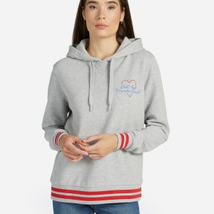 Best Company Classic Hoodie W – Felpa – Donna – Grigio