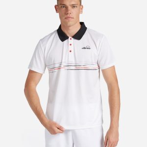 Ellesse Five Stripes M – Polo Tennis – Uomo – Bianco