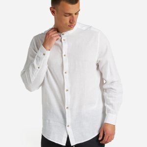 Dack’s Linen Collection M – Camicia – Uomo – Bianco