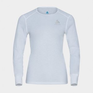 Odlo Active Warm Eco W – Maglia Intimo Tecnico – Donna – Bianco