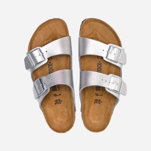Birkenstock Arizona W – Sandali – Donna – Argento