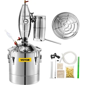 SucceBuy 20L-70L Distillatore di Alcol Macchina Attrezzatura per la Birra di Birra Vino FAI DA TE Apparecchio Moonshine Dispenser Kit Elettrodomestico