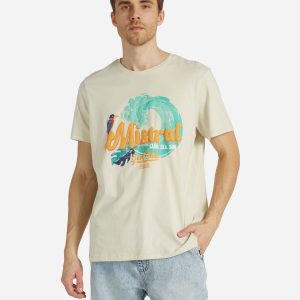 Mistral Sand Sea Sun M – T-shirt – Uomo – Verde