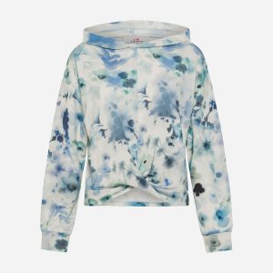 Deha Printed W – Felpa – Donna – Azzurro
