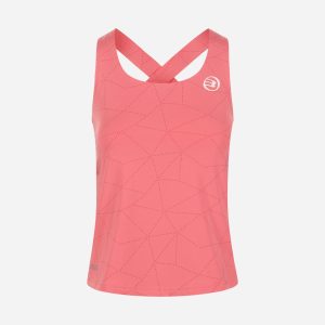 Bullpadel Estas Padel W – T-shirt Tennis – Donna – Rosso