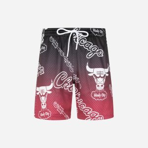 Mitchell&ness Chicago Bulls Energy M – Pantaloncini Basket – Uomo – Marrone