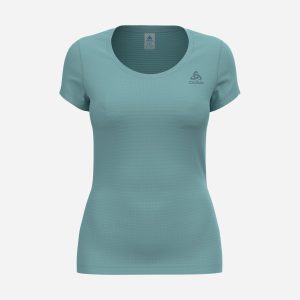 Odlo Active F-dry Light Eco W – Maglia Intimo Tecnico – Donna – Azzurro