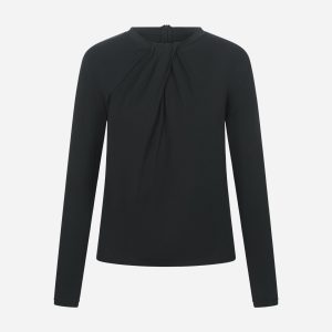 Dack’s Back Zip Neck W – T-shirt – Donna – Nero