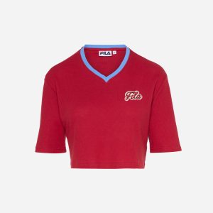 Fila Streetwear W – T-shirt – Donna – Rosso