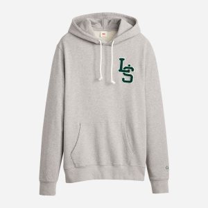 Levi’s Patch Varsity M – Felpa – Uomo – Grigio