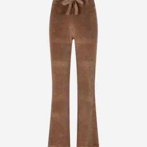 Deha Chenille Flared W – Pantalone – Donna – Marrone