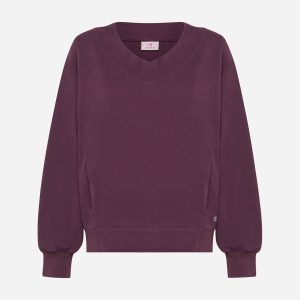 Deha Sponge W – Felpa – Donna – Viola