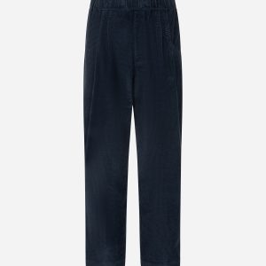 Deha Velvet Striaght W – Pantalone – Donna – Blu