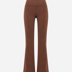 Deha Flare W – Leggings – Donna – Marrone