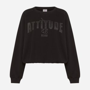 Deha Big Logo W – Felpa – Donna – Nero