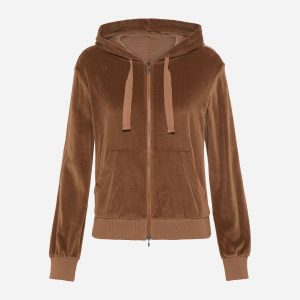 Deha Chenille W – Felpa – Donna – Marrone
