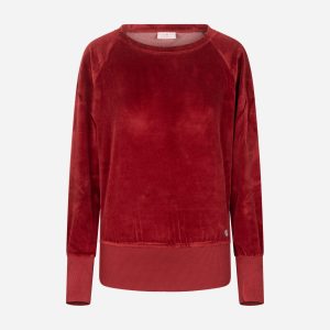 Deha Chenille W – Felpa – Donna – Rosso