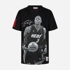 Mitchell&ness Ultimate Player Heat Wade M – Abbigliamento Basket – Uomo – Nero