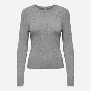 Only Braids W – Maglione – Donna – Grigio