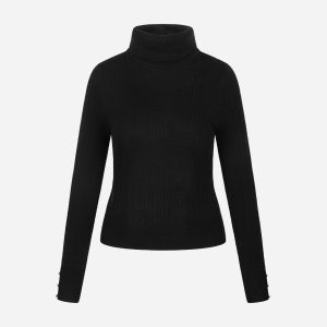 Only Lea Trecce W – Maglione – Donna – Nero