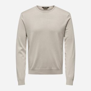 Only & Sons Wyler M – Maglione – Uomo – Beige