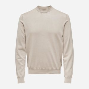 Only & Sons Lupetto M – Maglione – Uomo – Beige