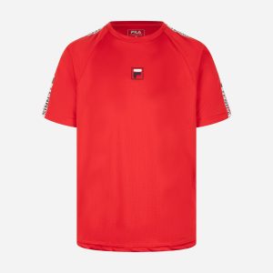 Fila Match Line M – T-shirt Tennis – Uomo – Rosso