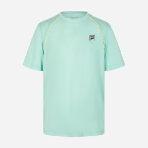 Fila Court Line M – T-shirt Tennis – Uomo – Verde