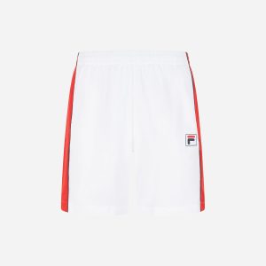Fila Match Line M – Pantaloncini Tennis – Uomo – Bianco