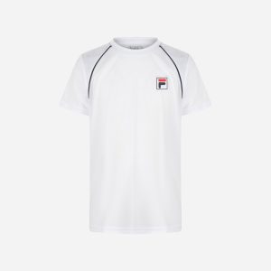 Fila Match Line Jr – Maglia Tennis – Bianco