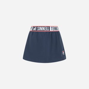 Fila Match Line Jr – Pantalone Tennis – Blu