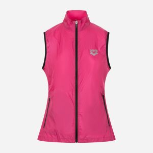 Arena Athletic Run W – Giacca Running – Donna – Fucsia