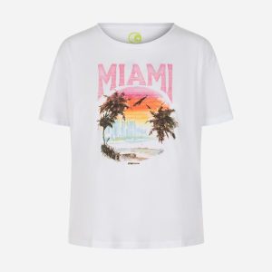 Mistral Contemporary Etnic W – T-shirt – Donna – Bianco