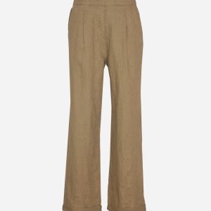 Best Company Collezione Lino W – Pantalone – Donna – Marrone