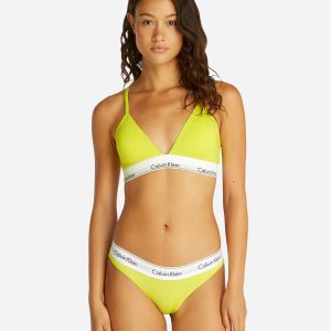 Calvin Klein Underwear Light Lined Traingle W – Intimo – Donna – Verde
