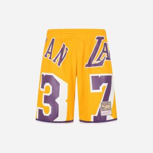 Mitchell&ness Nba Lakers Dennis Rodman M – Pantaloncini Basket – Uomo – Giallo