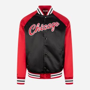 Mitchell&ness Double Lw Satin Logo Bulls M – Abbigliamento Basket – Uomo – Nero