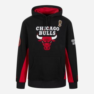 Mitchell&ness Team Origins Fleece Vintage Logo Bulls M – Abbigliamento Basket – Uomo – Nero