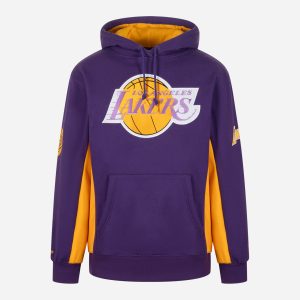 Mitchell&ness Team Origins Fleece Vintage Logo Lakers M – Abbigliamento Basket – Uomo – Viola