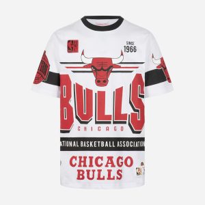 Mitchell&ness Team Origins Premium M – Maglia Basket – Uomo – Bianco