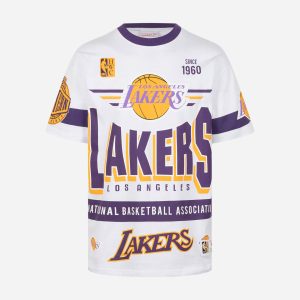 Mitchell&ness Team Origins Premium M – Maglia Basket – Uomo – Bianco