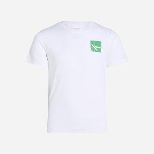 Calvin Klein Jeans Box Logo Jr – T-shirt – Bianco