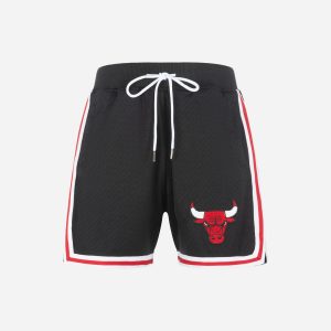Mitchell&ness Logo Over Game Day Bulls M – Pantaloncini Basket – Uomo – Nero