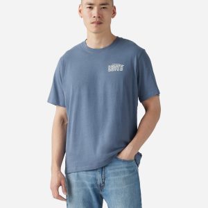 Levi’s Relaxed Back Logo M – T-shirt – Uomo – Azzurro