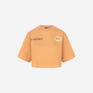 New Era Crop Blogo Retro Los Angeles W – T-shirt – Donna – Giallo