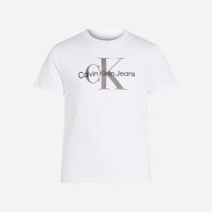 Calvin Klein Jeans Monogram Jr – T-shirt – Bianco