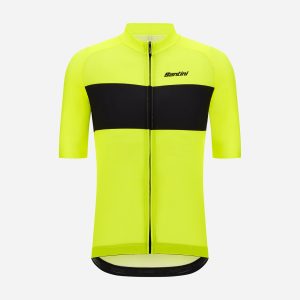 Santini Racing Karmaevo M – Maglia Ciclismo – Uomo – Giallo