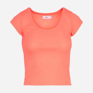 Dack’s Rib W – T-shirt – Donna – Rosso